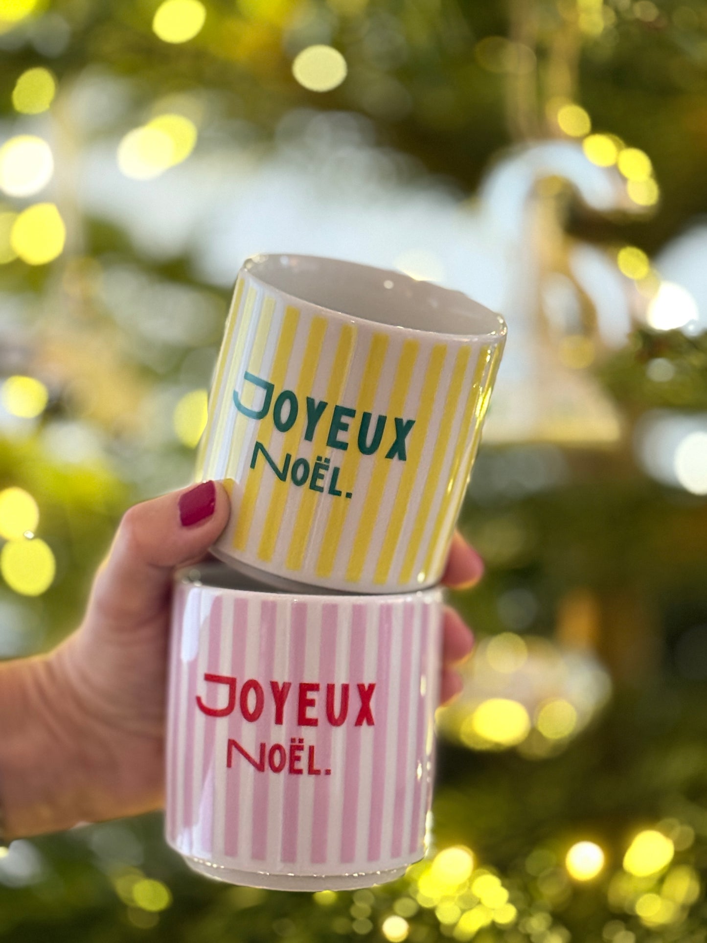 JOYEUX NOËL. Jaune/Vert