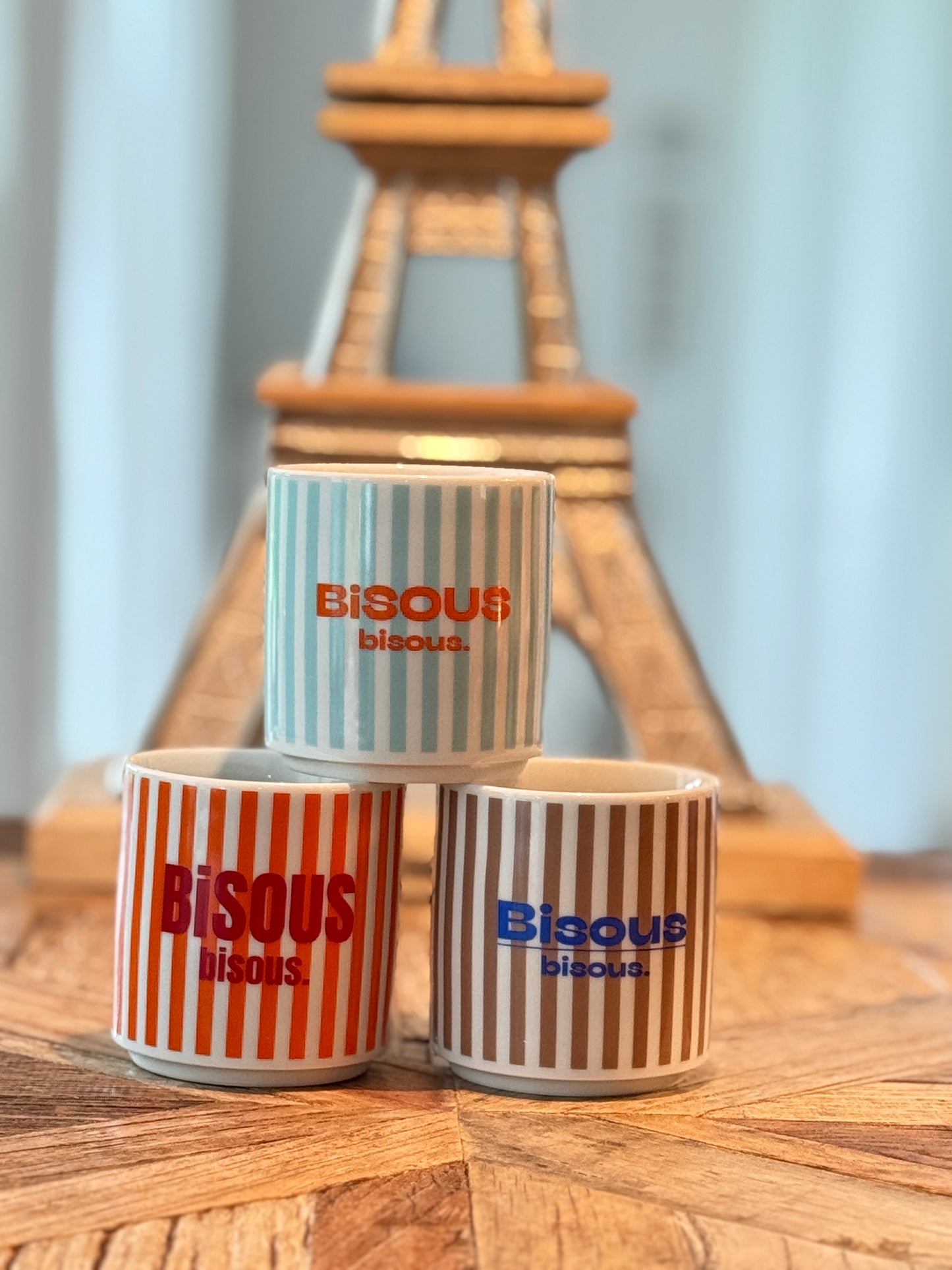 BISOUS BISOUS. Turquoise/Orange