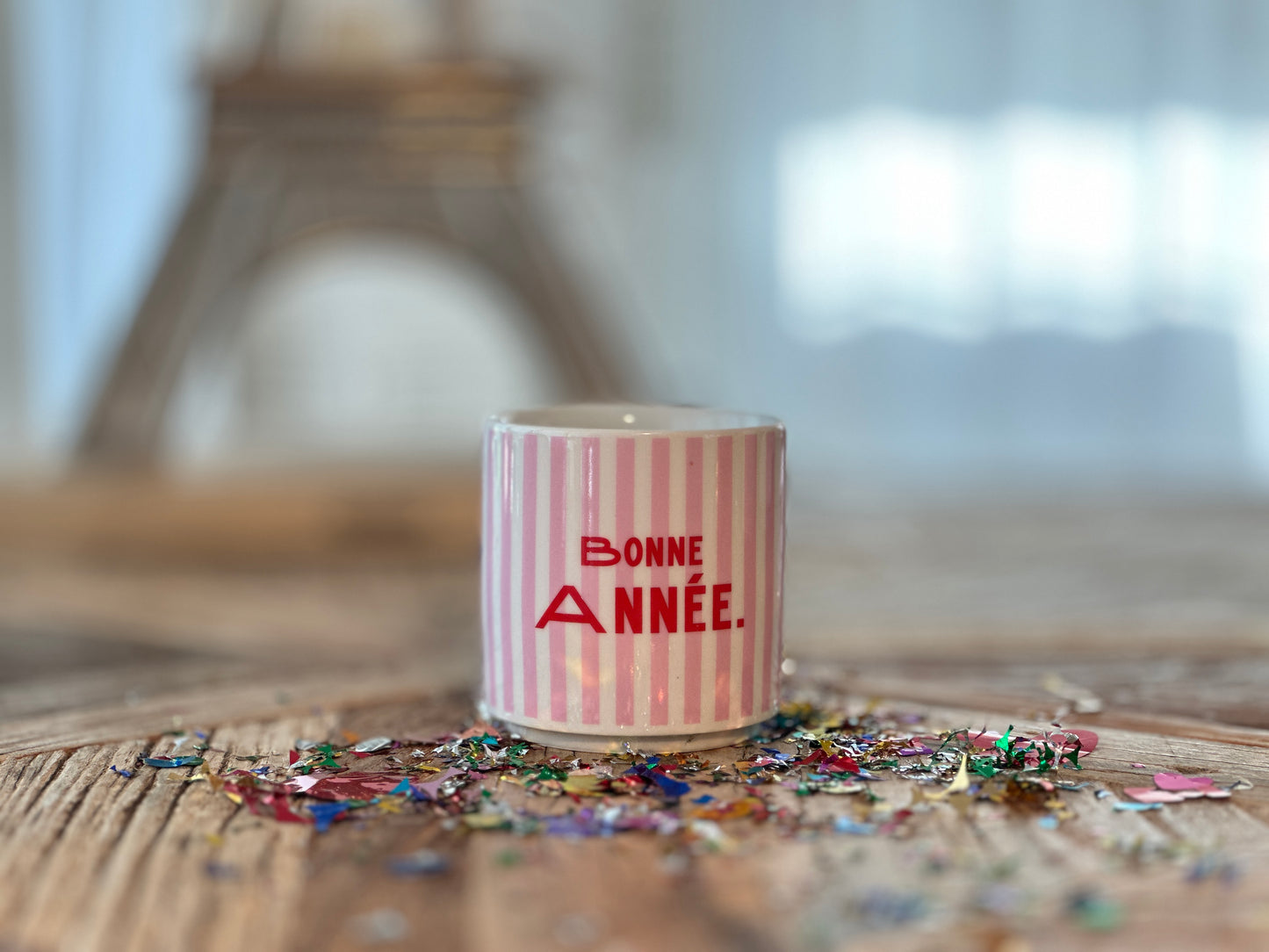 BONNE ANNÉE. Rosa/Rouge