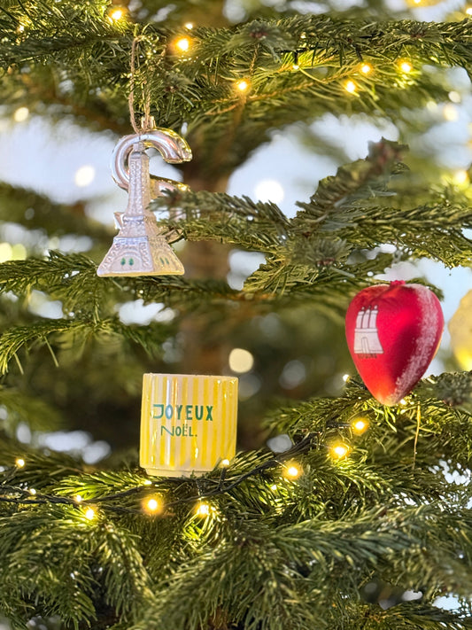 JOYEUX NOËL. Jaune/Vert