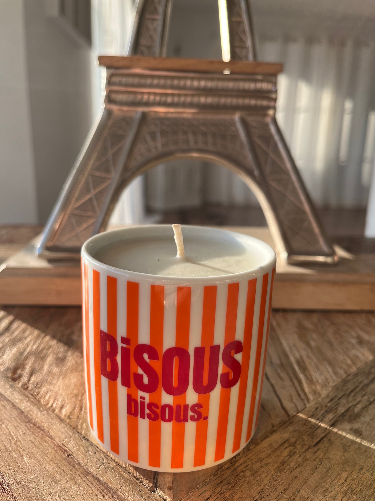 DUFTKERZE BISOUS BISOUS Orange/Rouge 250 Gramm