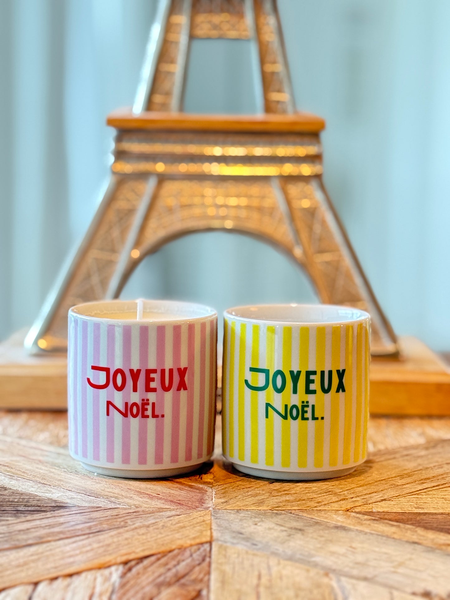 DUFTKERZE JOYEUX NOËL. Rosa/Rouge 250 Gramm