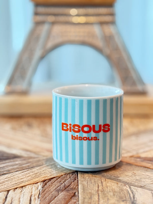 BISOUS BISOUS. Turquoise/Orange