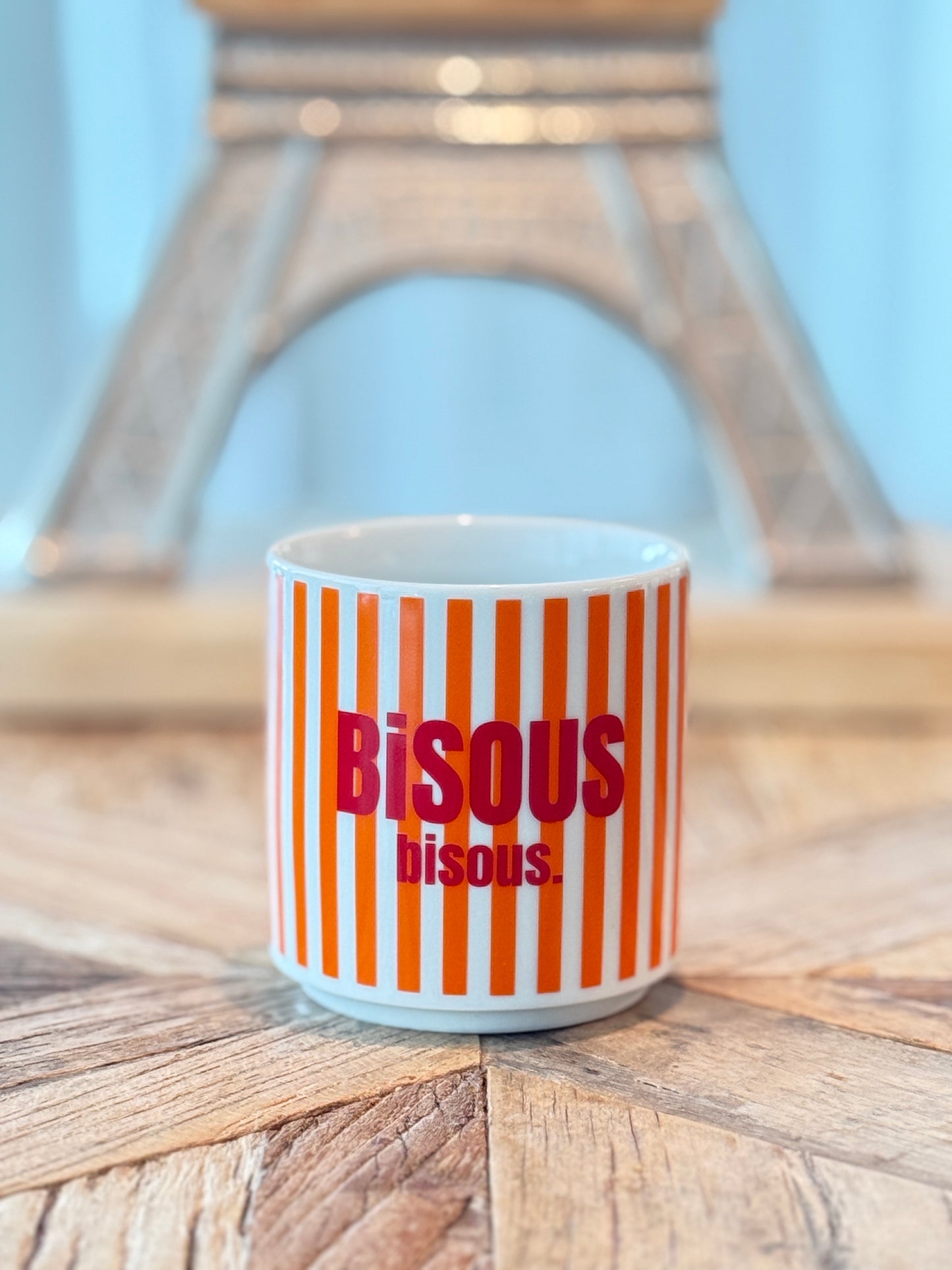 BISOUS BISOUS. Orange/Rouge