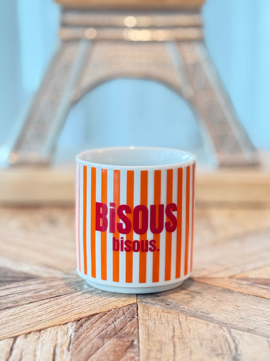 BISOUS BISOUS. Orange/Rouge
