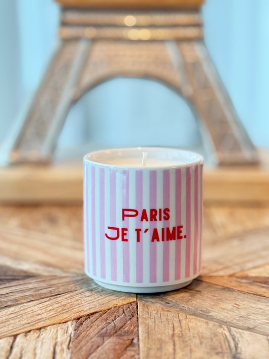 DUFTKERZE PARIS JE T'AIME. 250 Gramm